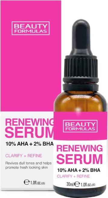 Beauty Formulas Renewing Serum 10% Aha + 2% Bha Renewing Serum 30Ml (30 ml)