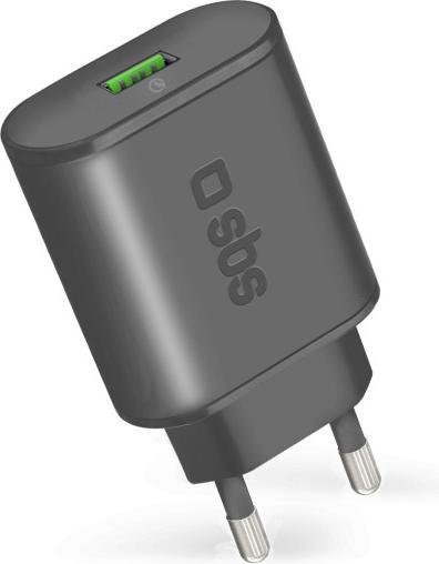 Actual product image SBS Travel charger with quick charge, 2100 mAh (15 W)