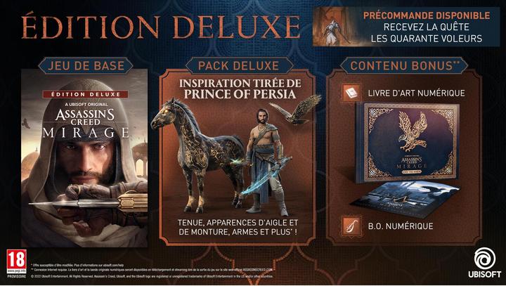 Image du produit Ubisoft Assassin's Creed Mirage - Deluxe Edition (PS5, DE, FR, IT)