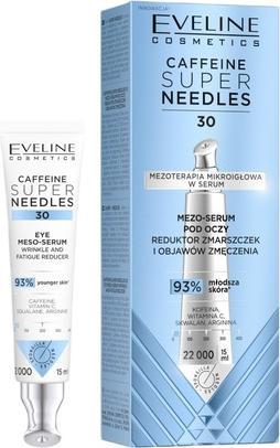 Produktbild Eveline Caffeine Super Needles 30 Eye Serum Reducing Wrinkles And Signs Of Fatigue 15ml (Serum, 15 ml)