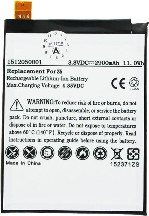 Actual product image AccuCell Sony Xperia Z5 battery, LIS1593ERPC