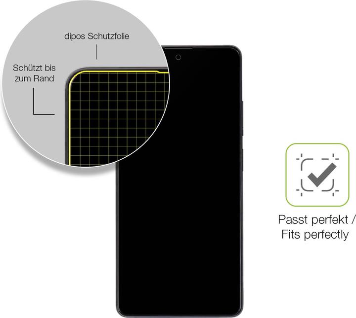 Actual product image Dipos Full Cover Screen Protector Matte (1 Piece, Xiaomi Redmi Note 12 Pro 5G)