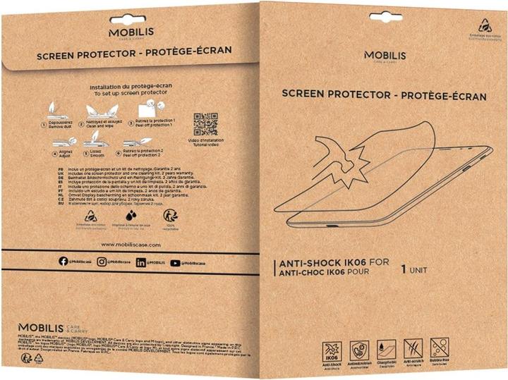 Actual product image Mobilis Screen Protector Anti-Shock Ik06 - Clear For Galaxy Tab S9 - (1 Piece, S9)