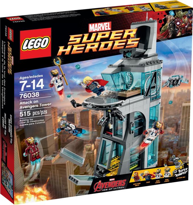 Actual product image LEGO Marvel Super Heroes Attack on Avengers Tower (76038, LEGO Marvel)