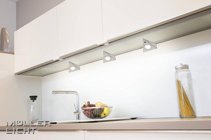 Image du produit Müller Licht Éclairage encastrable à LED avec détecteur de mouvement - 3 pièces - blanc (3000 lm)