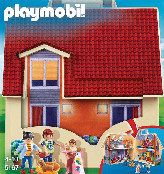 Produktbild Playmobil Mitnehm-Puppenhaus (5167, Playmobil Dollhouse)