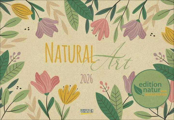 Actual product image Natural Art Graspapier 2026 (42 x 29 cm, Hardcover, German)