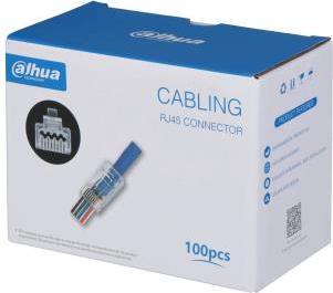 Image du produit Dahua CABLE ACC JACK RJ45 100PACK/PFM976-631-PT (UTP, CAT6, 1.23 m)