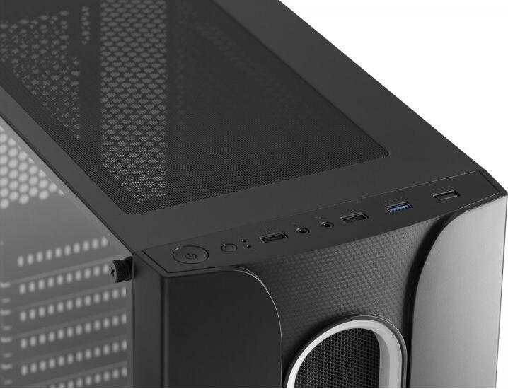Image du produit M & M's PC-Gaming-Gehäuse MS ARMOR V310 Schwarz