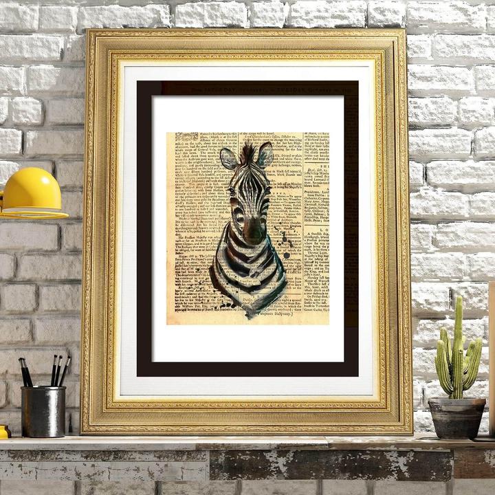Actual product image Walplus zebra (30 x 40 cm)