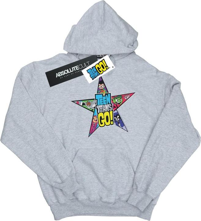 Image du produit - Sweat à capuche TEEN TITANS GO STAR LOGO - Fille (116)