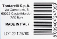 Valori nutrizionali e ingredienti Tontarelli pattumiera verticale con manico moda 28l bianco (28 l)