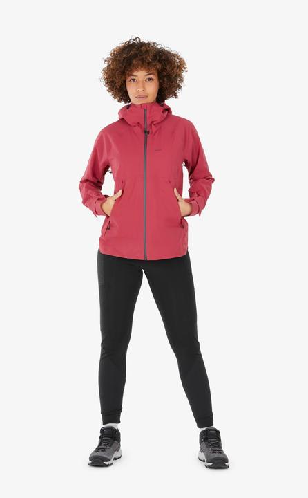 Immagine prodotto Quechua Giacca da trekking da donna impermeabile per escursioni in montagna - MH500 rosa (L)