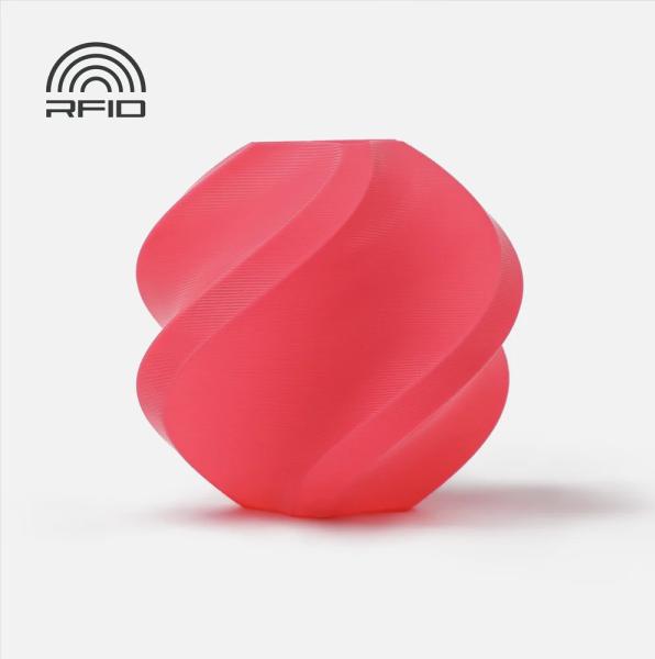 Actual product image Bambu Lab PLA Basic Refill - Pink - 1.75mm (PLA, 1.75 mm, Pink)