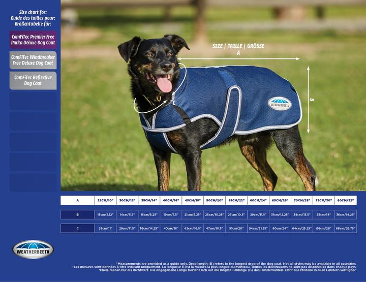 Produktbild Weatherbeeta Comfitec Premier Free Duo Deluxe Parka Hundemantel (25, Hundemantel)