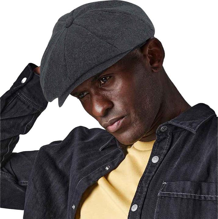 Image du produit Beechfield Casquette unisexe adulte Baker Boy Melton Wool (M)