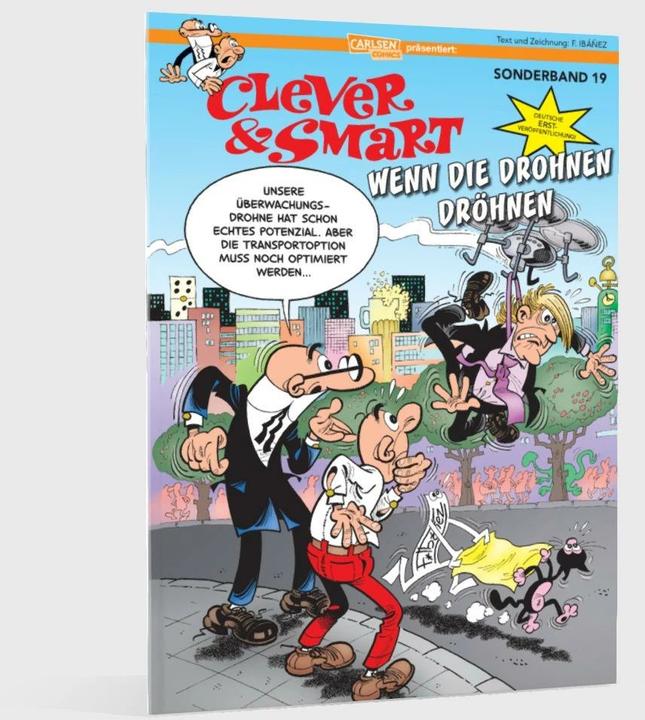 Image du produit Clever und Smart Sonderband 19: Wenn die Drohnen dröhnen (Allemand, Francisco Ibáñez, 2024)