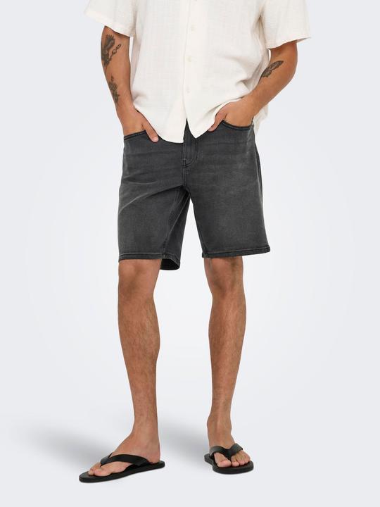 Actual product image Only & Sons ONSWEFT Normal geschnitten Shorts Jeans-Shorts (L)