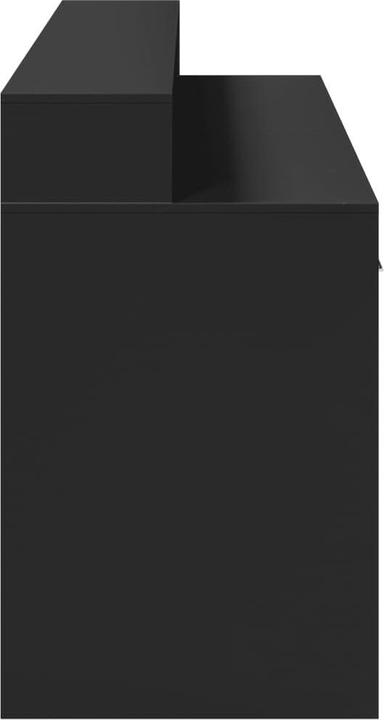 Produktbild VidaXL LED Schreibtisch Computertisch Arbeitstisch Laptoptisch Bürotisch Schwarz (160 x 55 x 91 cm)
