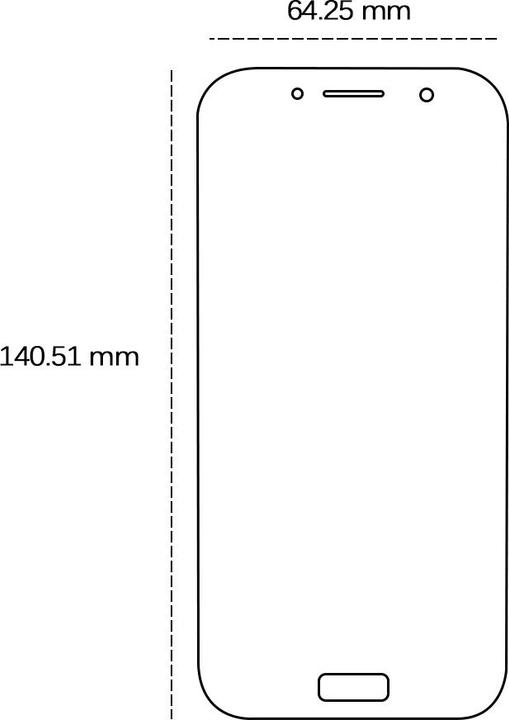 Image du produit OEM Verre trempé 2,5D pour Samsung Galaxy A5 2017 (A520)