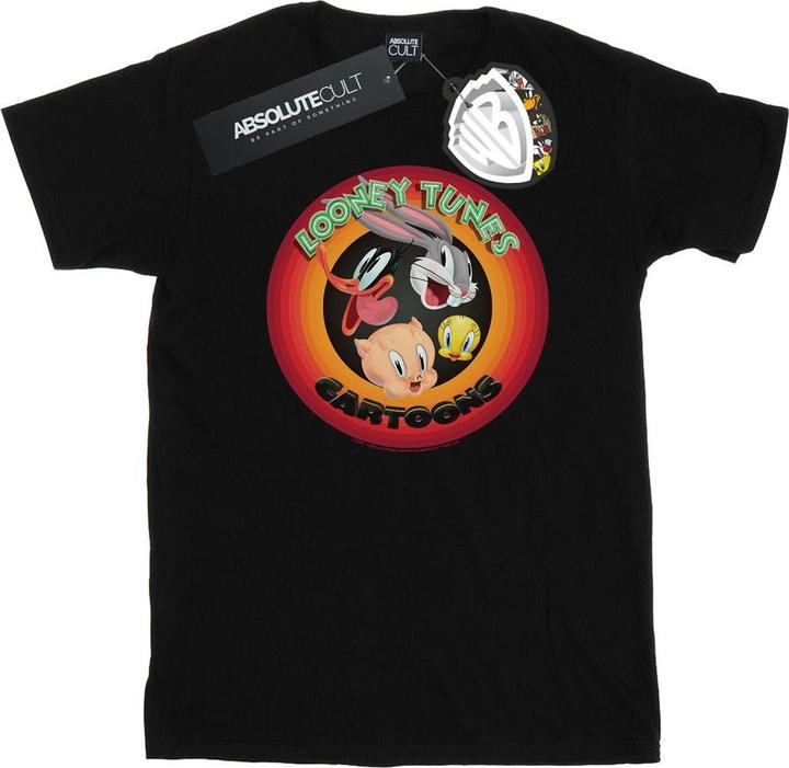 Looney Tunes Cartoons Circle TShirt (XL)