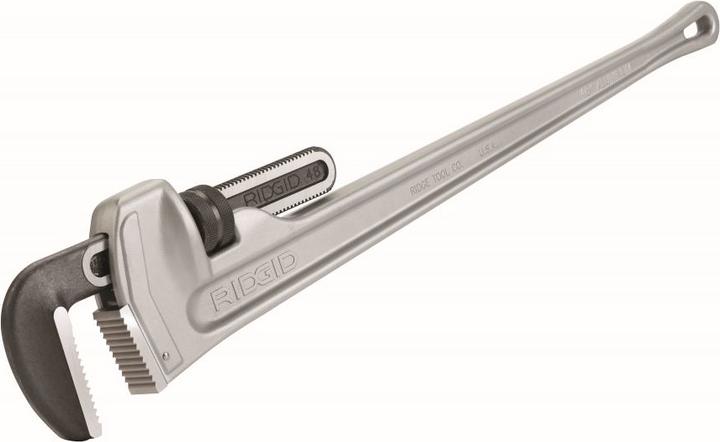 Actual product image Ridgid 48 Aluminum pipe wrench straight model 848 (1200 mm)