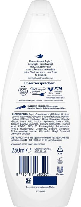 Produktbild Dove Samt-Weich (250 ml)