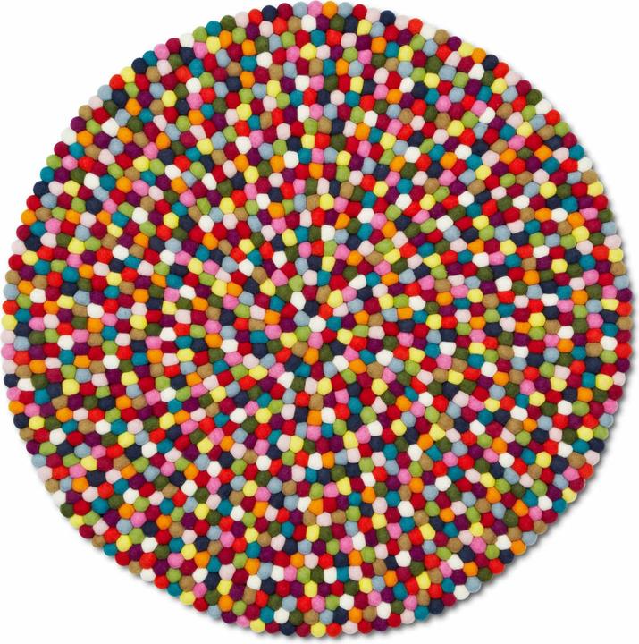 Produktbild HAY Pinocchio Rug 90 cm Multi Colour (Ø 90 cm)