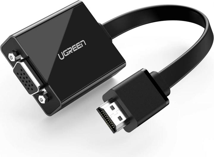 Actual product image Ugreen HDMI to VGA Adapter Converter with Audio Support 1080P (HDMI, 16 cm)