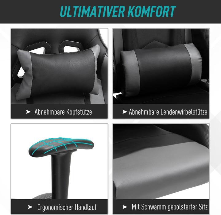 Immagine prodotto Vinsetto Sedia da gioco ergonomica
