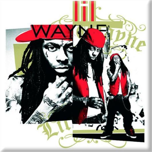 Produktbild Lil Wayne KühlschrankMagnet Red Cap BildMontage (1 x)