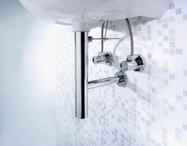 Immagine prodotto hansgrohe Set di sifoni Flowstar con 2 valvole angolari e cassetti 52120000 (Materiale di montaggio del sifone, 1 1/4")