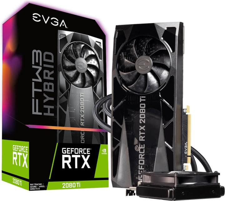 Image du produit EVGA GeForce RTX 2080 Ti FTW3 Ultra Hybride (11 Go)