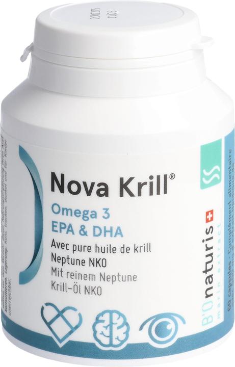 Immagine prodotto Novakrill Capsula di olio di krill 500 mg (60 Pezzo/i, Pillole, 70 g)