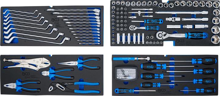 Actual product image BGS Metal workshop Tool Case 3 Drawers with 143 Tools (3312 pieces)
