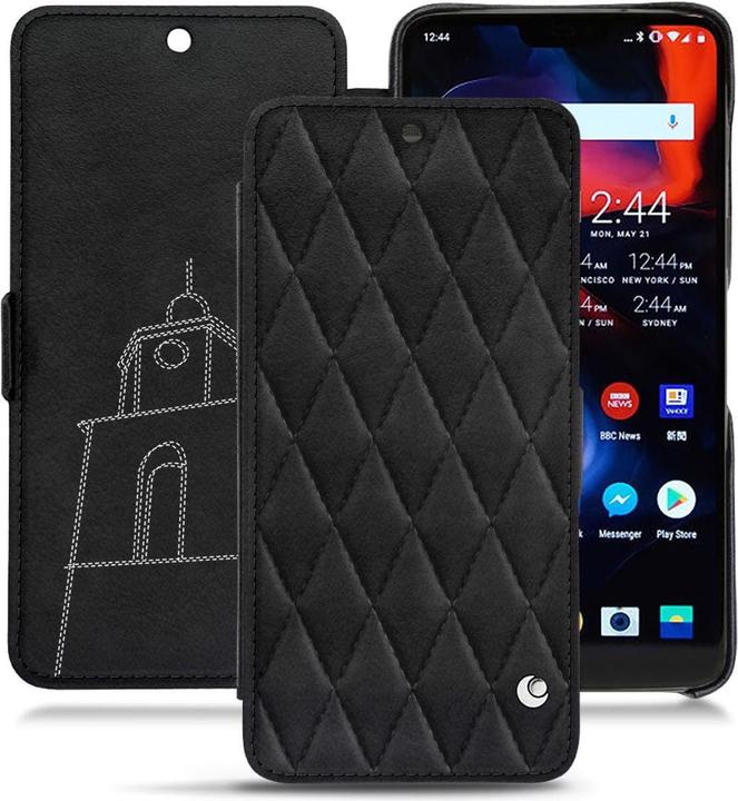 Actual product image Noreve Leather case horizontal (OnePlus 6)