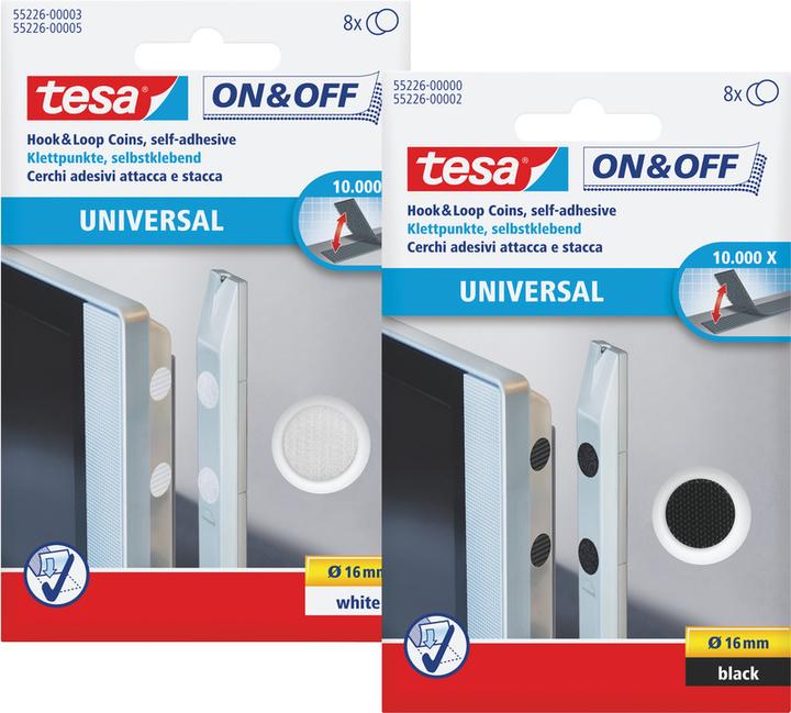 Image du produit tesa On&Off Velcro dots (16 mm)
