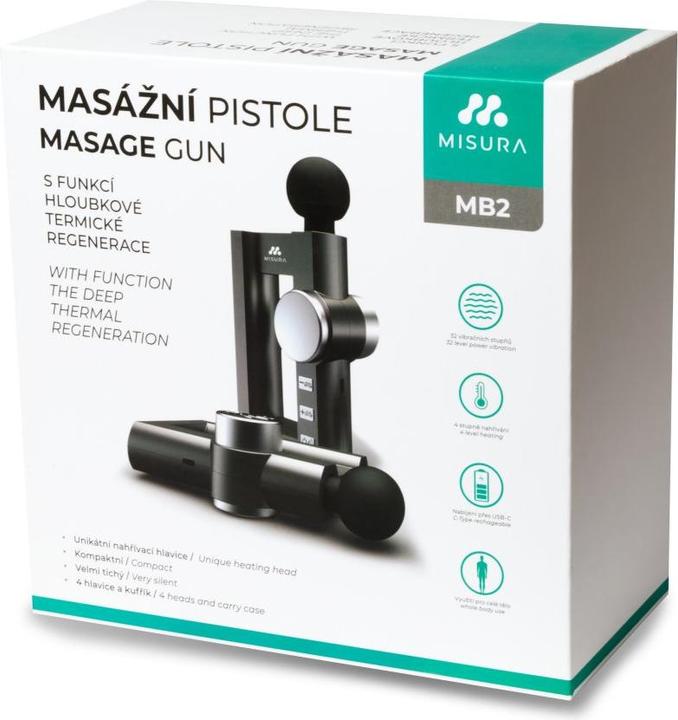 Produktbild Misura MB2 Massagepistole mit Tiefenwärmefunktion