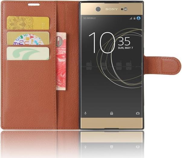 Actual product image MU Classic Leather cover with litchite texture (Sony Xperia XA1 Ultra)