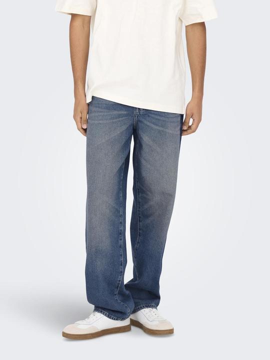 Actual product image Only & Sons ONSFADE Mittlere Taille Karotte, locker geschnitten Jeans Locker geschnitten (32)