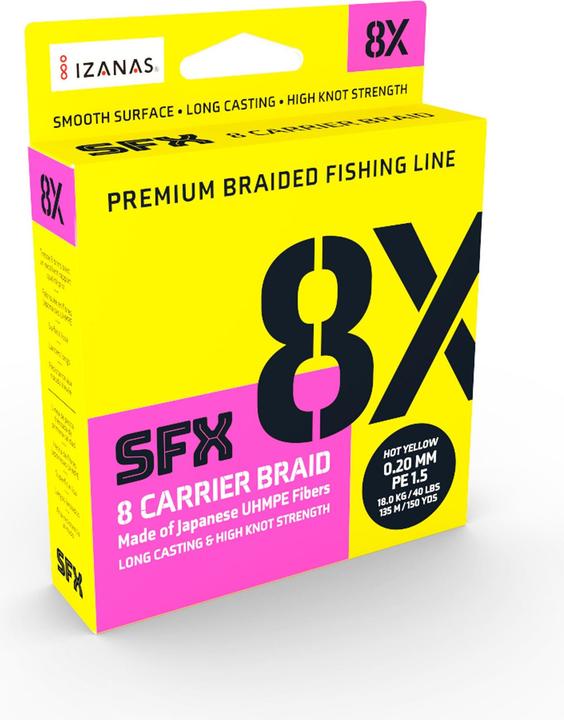 Sufix 8x SFX Carrier Braid – 300m