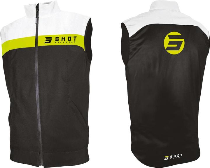 Immagine prodotto Shot BODYWARMER TEAM Gilet schwarz-neon gelb XL (XL)