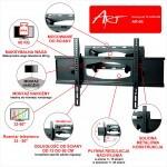 Immagine prodotto ART AR-65 Supporto da scrivania per schermo piatto (80 pollici) Viti (Muro, 80", 60 kg)