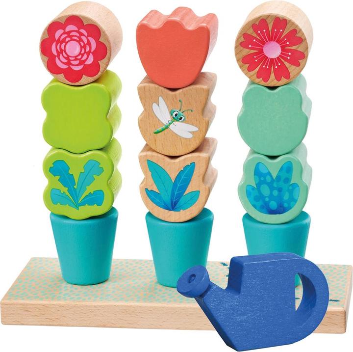 Produktbild Selecta Spielzeug Steckspiel Blumen 14 Teile