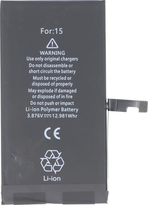 Produktbild AccuCell Akku Apple iPhone 15, A3018