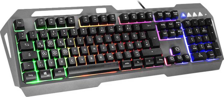 Produktbild Speedlink LUNERA Kabelgebunden, USB Gaming-Tastatur Beleuchtet Deutsch, QWERTZ, Windows® Schwarz (DE, Kabelgebunden)