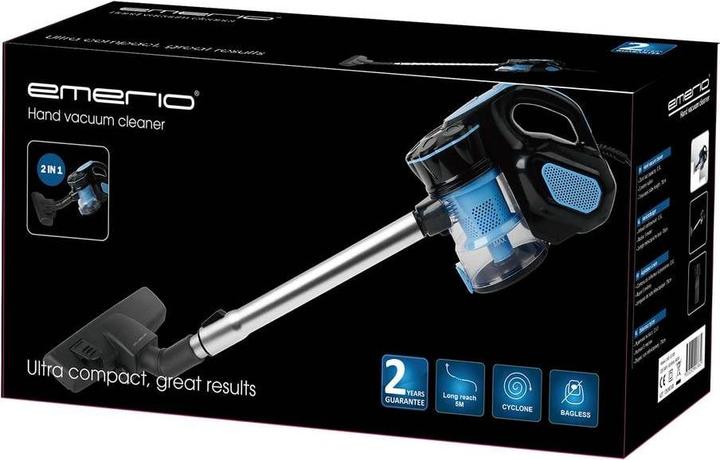 Immagine prodotto Emerio UVE-123109 UVE-123109 Aspirapolvere a mano ciclonico Senza sacchetto, tecnologia ciclonica