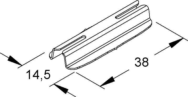 Produktbild Niedax NIE GKSV40 Verbinder bandverz. DIN EN 10346