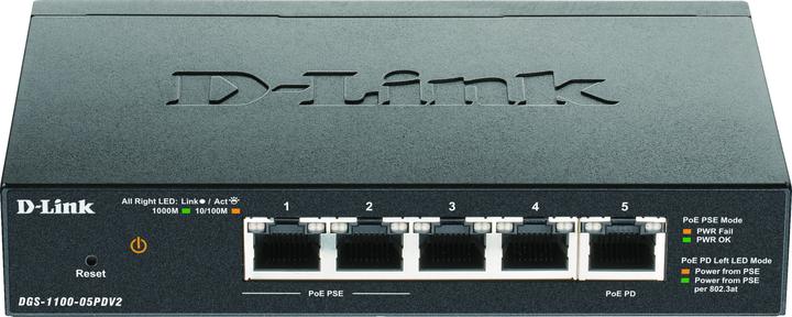 Actual product image D-Link DGS 1100-05PDV2 (5 Ports)