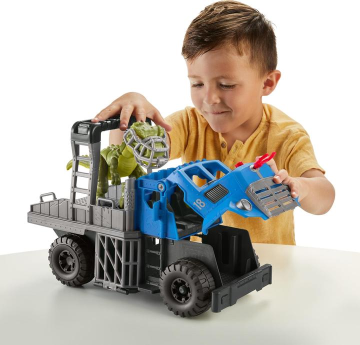 Produktbild Imaginext Jurassic World Dino & Transporter, Dinosaurier Spielzeug